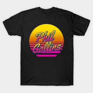 Phil Personalized Name Birthday Retro 80s Styled Gift T-Shirt